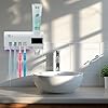 🦷 ESTERILIZADOR UV + SOPORTE DE CEPILLO + DISPENSADOR AUTOMÁTICO DE PASTA