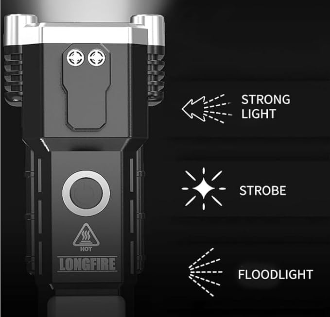 🔦 LINTERNA LED MULTIFUNCIONAL