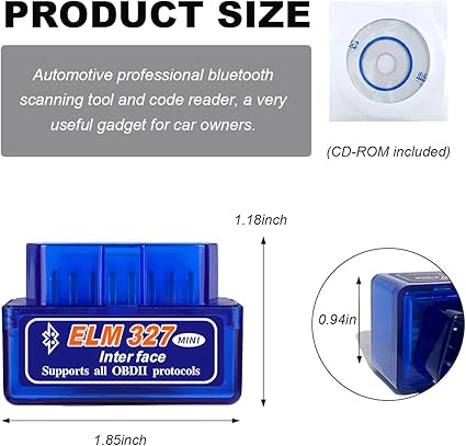 🚗 ESCÁNER AUTOMOTRIZ ELM 327 OBD2