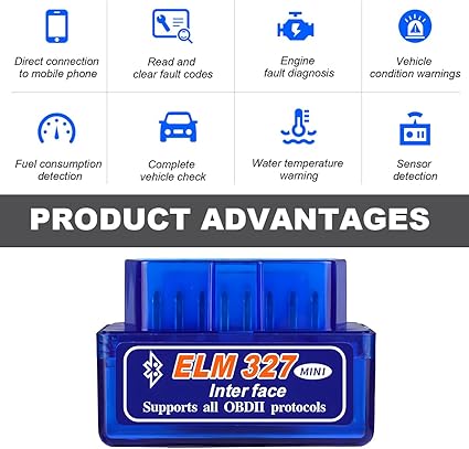 🚗 ESCÁNER AUTOMOTRIZ ELM 327 OBD2