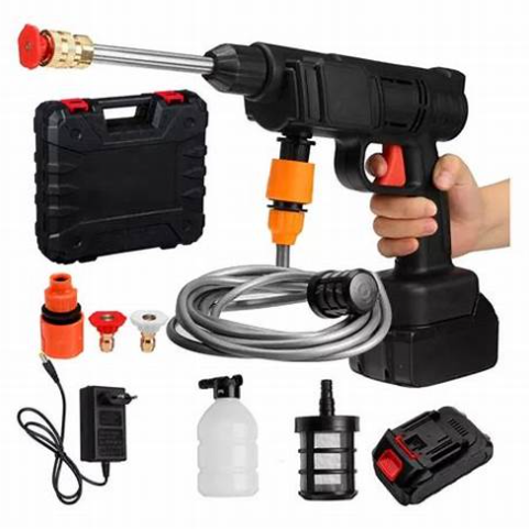 💦 HIDROLAVADORA PORTÁTIL A BATERÍA 21W – 1 BATERÍA (CAJA X10)