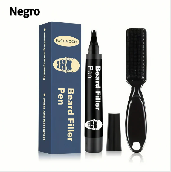 Tinta para barba filler pen negro