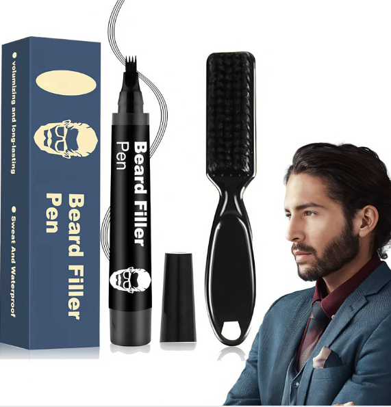Tinta para barba filler pen negro