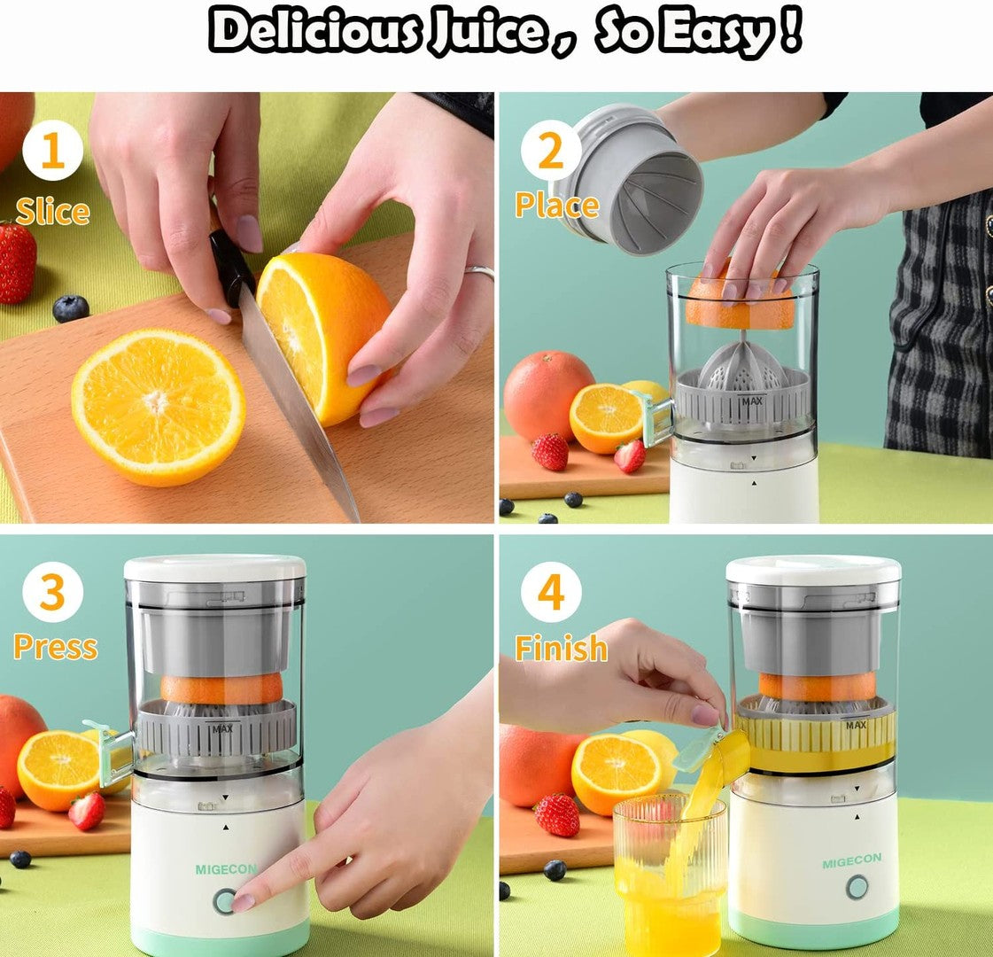 🍹 EXPRIMIDOR DE JUGO RECARGABLE PORTÁTIL