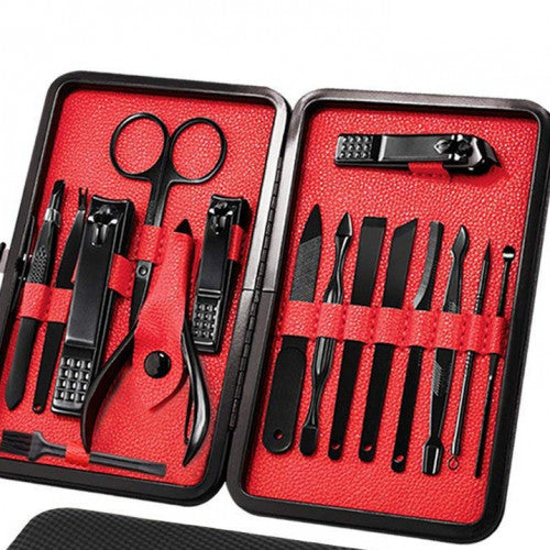💅 KIT DE MANICURA Y PEDICURA PROFESIONAL – 24 PIEZAS
