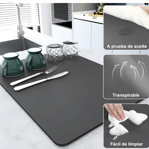 🧽 ALFOMBRA PARA PLATOS SÚPER ABSORBENTE