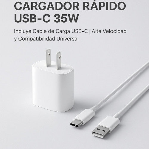 ⚡ CARGADOR USB-C 35W ULTRA RÁPIDO