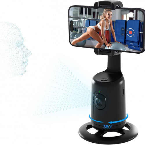 🎥 TRÍPODE CON SEGUIMIENTO FACIAL AUTOMÁTICO – NEGRO