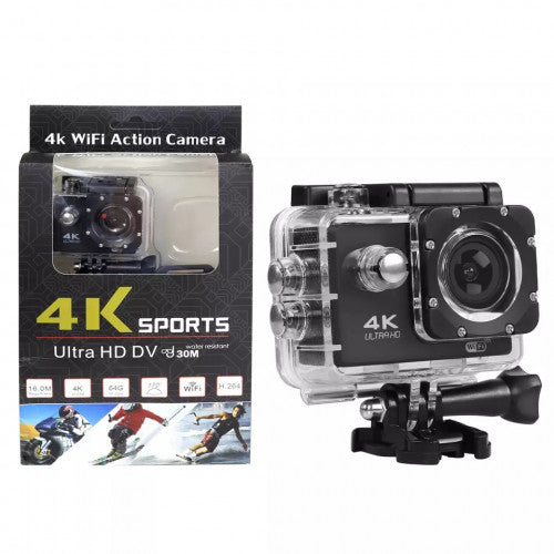 🎥 CÁMARA DEPORTIVA 4K 2" ULTRA HD – WIFI | 12MP | 1080P