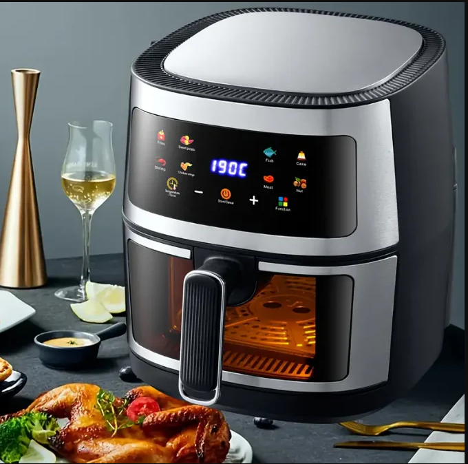 FREIDORA DE AIRE SILVER 8 LT 2400W ADZT-8