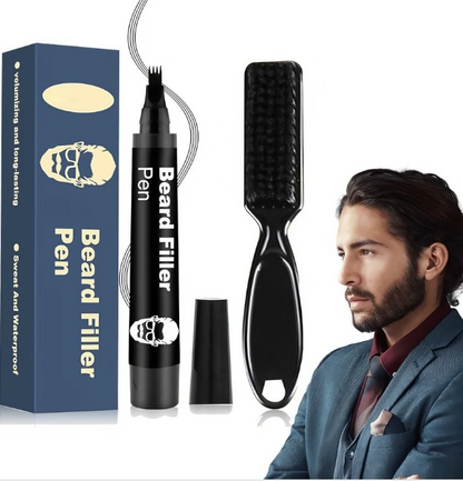 Tinta para barba filler pen negro