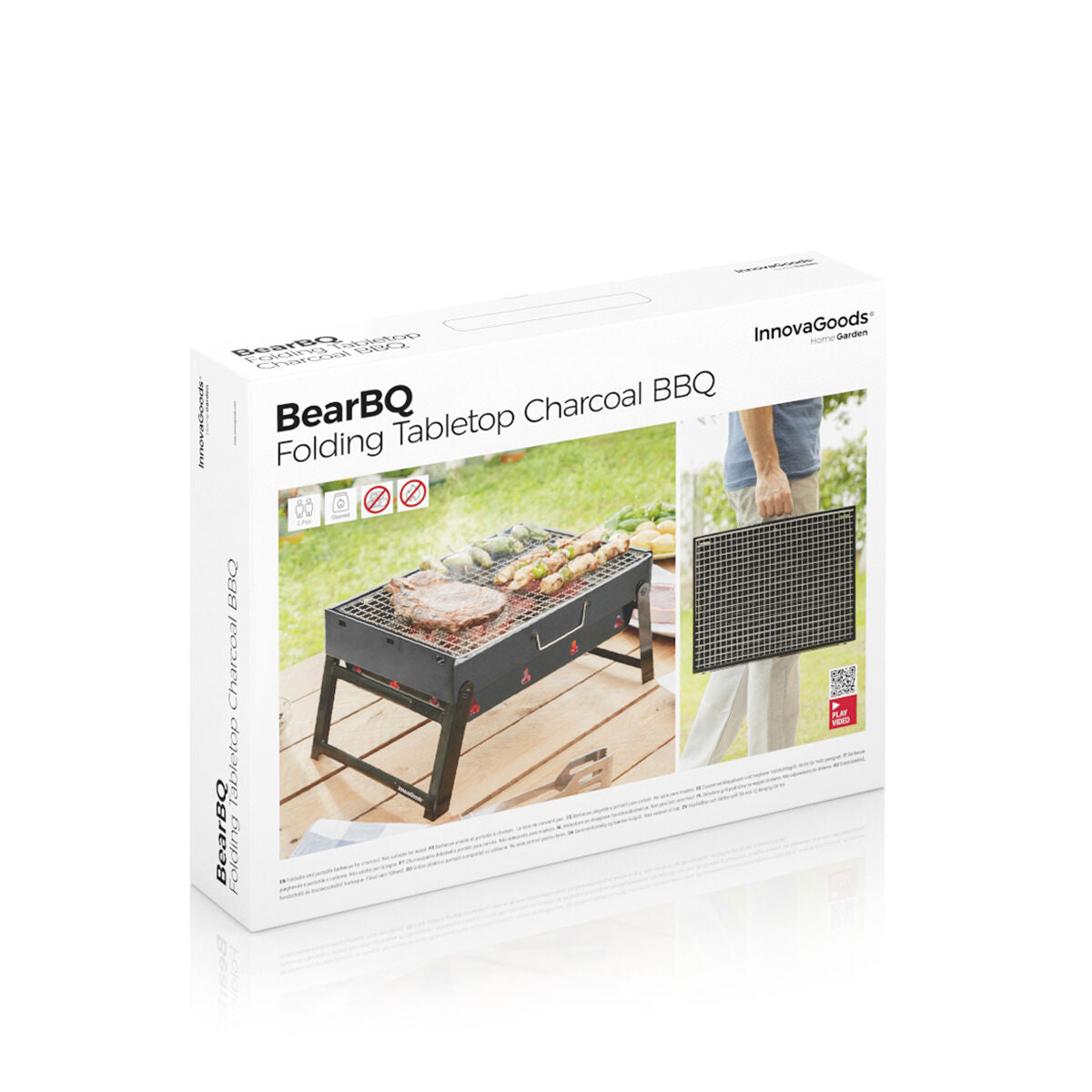 🔥 PARRILLA PORTÁTIL PLEGABLE BEARBQ