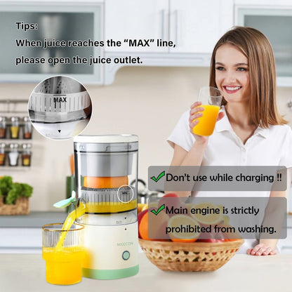 🍹 EXPRIMIDOR DE JUGO RECARGABLE PORTÁTIL